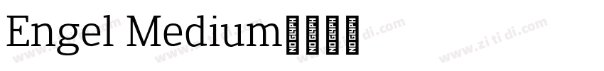 Engel Medium字体转换